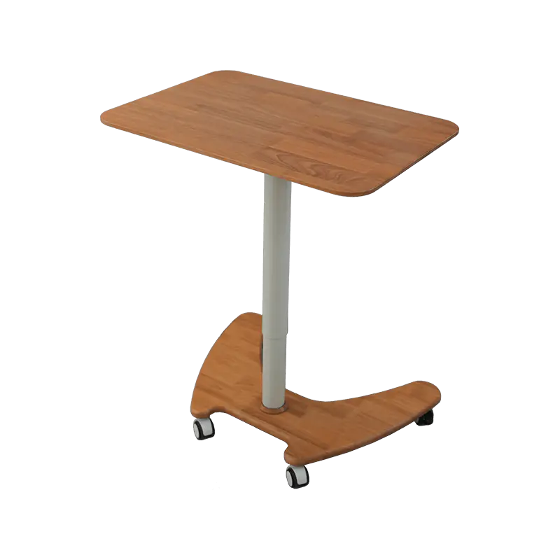SK06-01 Natural Wood Style Pneumatica Height-Adjustable Desk