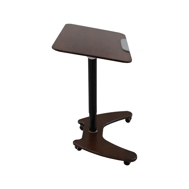 SK06 Lignum solidum iuglandis pneumatica Height-Aliquabilis inclinatio Desk