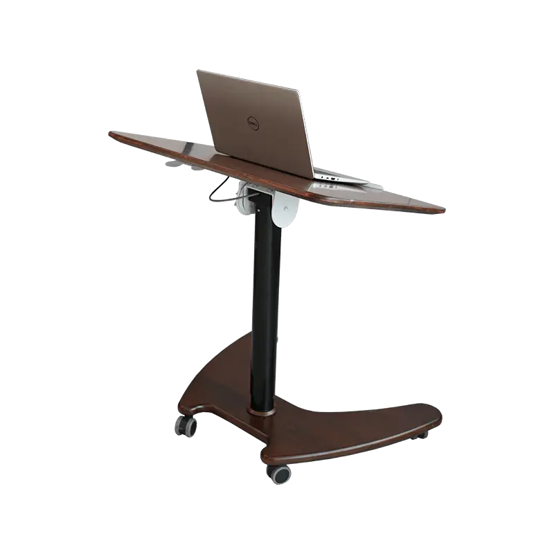 SK06 Lignum solidum iuglandis pneumatica Height-Aliquabilis inclinatio Desk