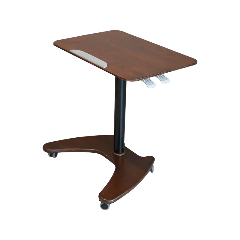 SK06 Lignum solidum iuglandis pneumatica Height-Aliquabilis inclinatio Desk