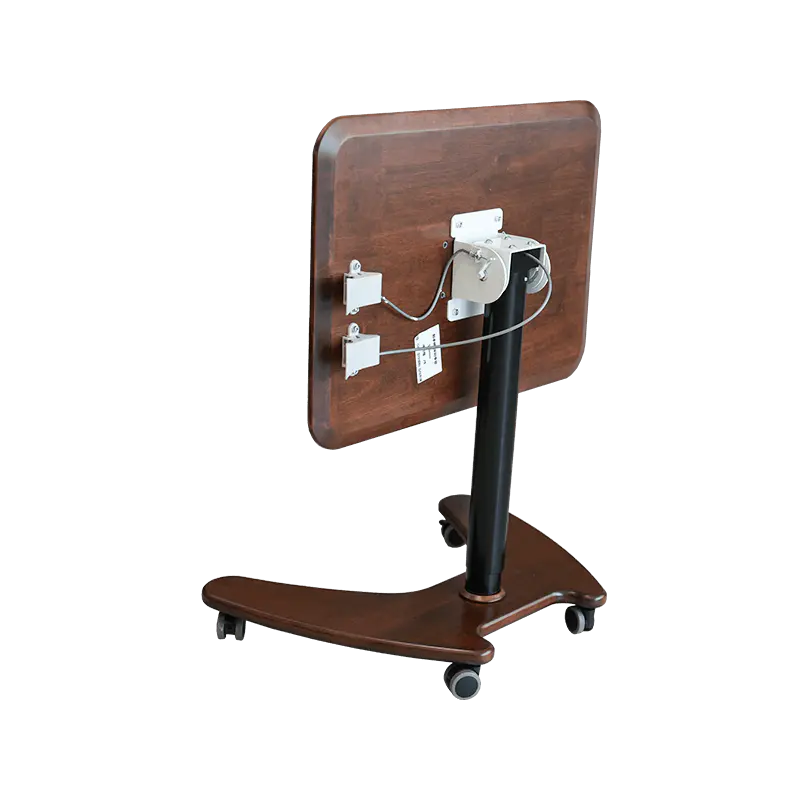 SK06 Lignum solidum iuglandis pneumatica Height-Aliquabilis inclinatio Desk