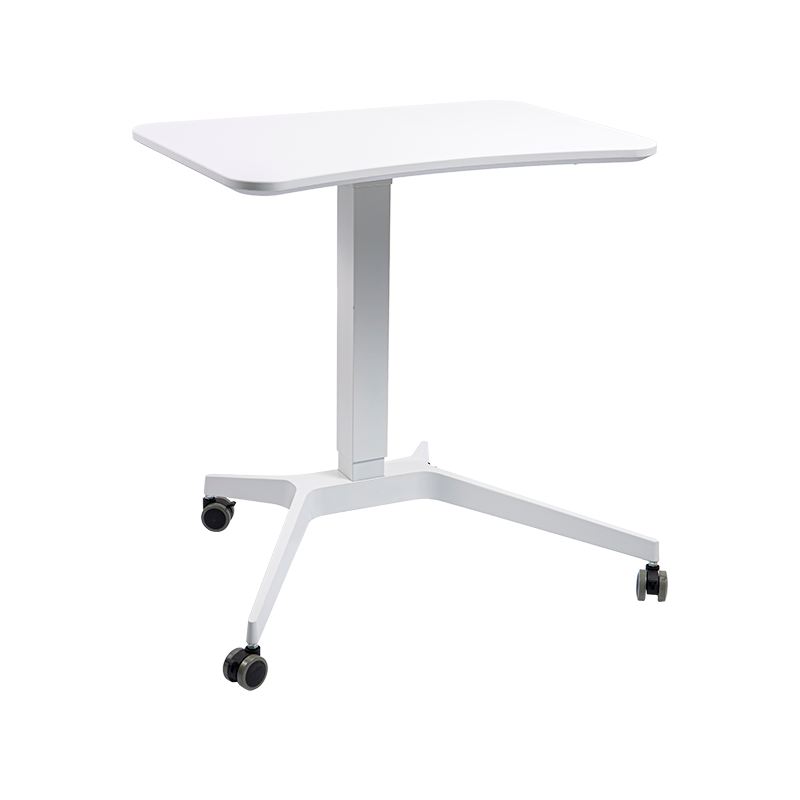 TH07 (Quare Aluminium Tube Column) Pneumatica Altitudo-Adjustable Desk