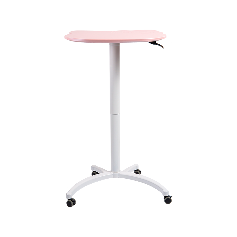 TH07 (Quare Aluminium Tube Column) Pneumatica Altitudo-Adjustable Desk