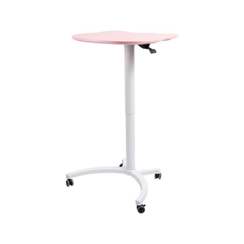 TH07 (Quare Aluminium Tube Column) Pneumatica Altitudo-Adjustable Desk