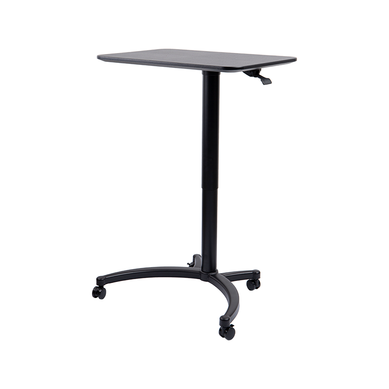 TH-13 (Cat Head Leg Column with Square Panel Column) Pneumatica Height-Adjustable Desk